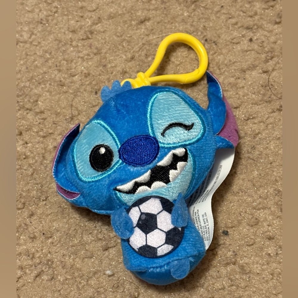 NWT stitch from Lilo and Stitch playing with a soccer ball